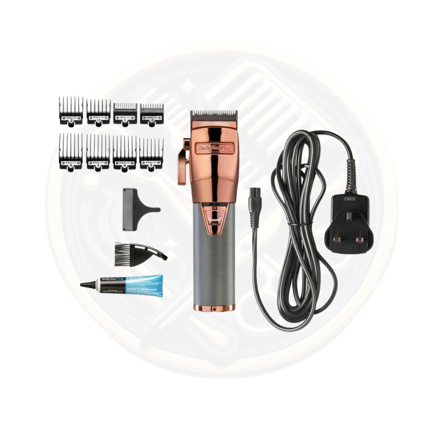 Find the BaByliss Pro Rose Gold Super Motor Cordless Clipper In The Box available for sale and to buy from bestbarbersupplies.co.uk based in Whitechapel, East London, UK