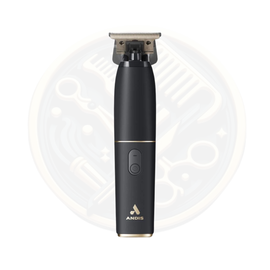 The front of a black ANDIS beSPOKE Cordless Trimmer from BestBarberSupplies.Co.Uk in Whitechapel, East London.