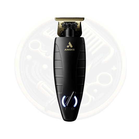 The front view of the ANDIS GTX-EXO Cordless Trimmer BLACK available to buy now at bestbarbersupplies.co.uk based in Whitechapel, East London