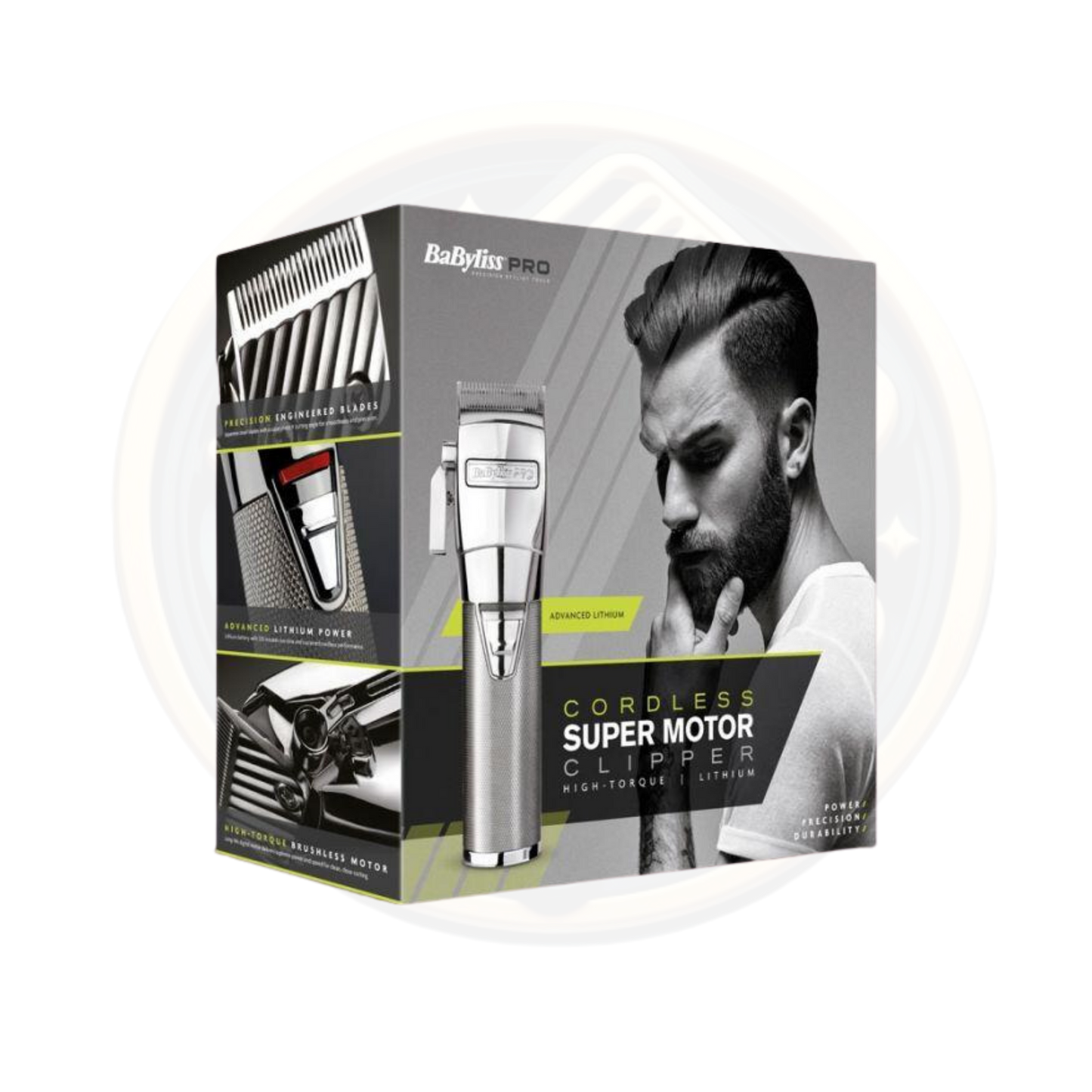 Find the The BaByliss Cordless Super Motor Clipper Silver available for sale and to buy from bestbarbersupplies.co.uk based in Whitechapel, East London, UK