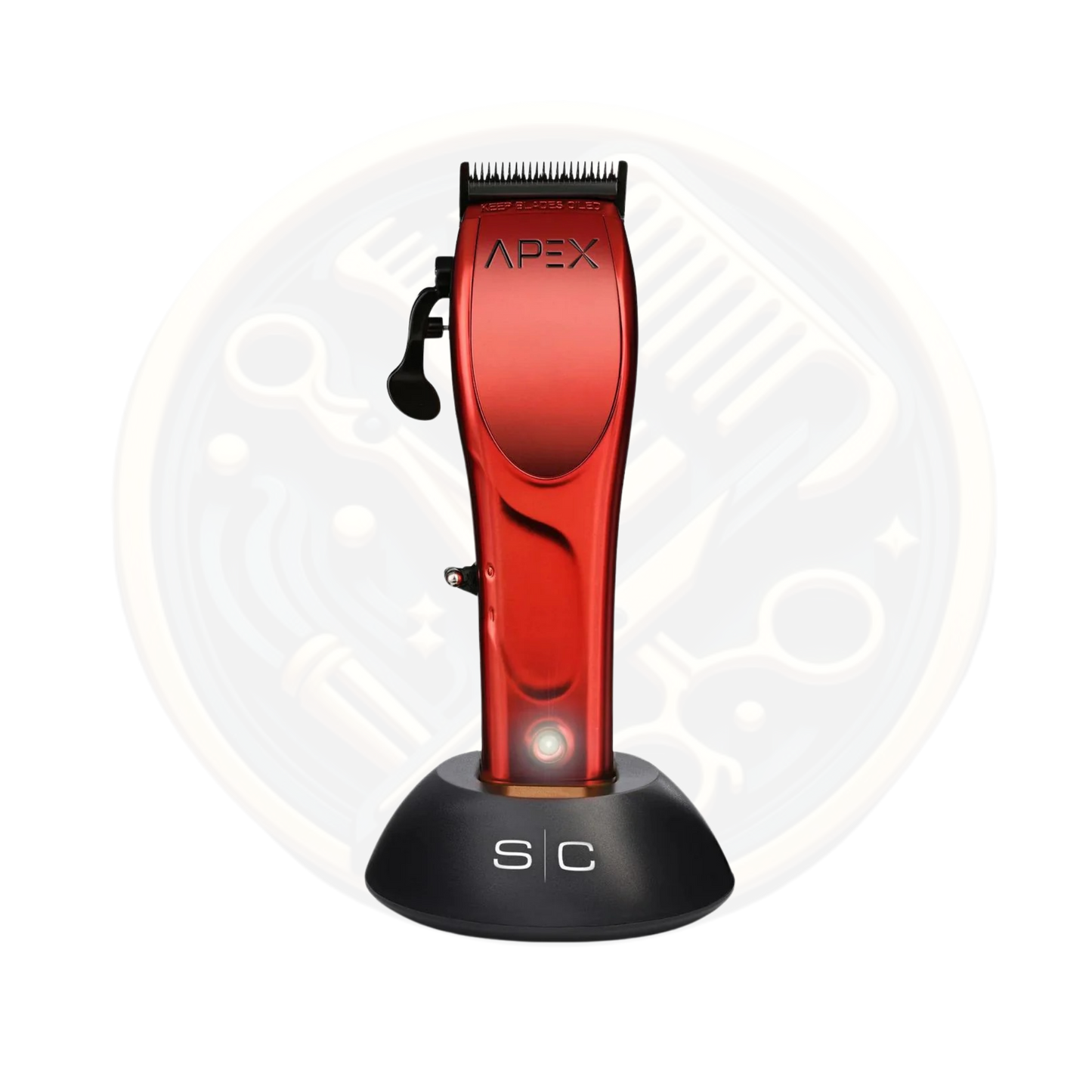 Find the SC StyleCraft Apex Professional Motor Modular Metal Hair Clipper Red available for sale and to buy from bestbarbersupplies.co.uk based in Whitechapel, East London, UK