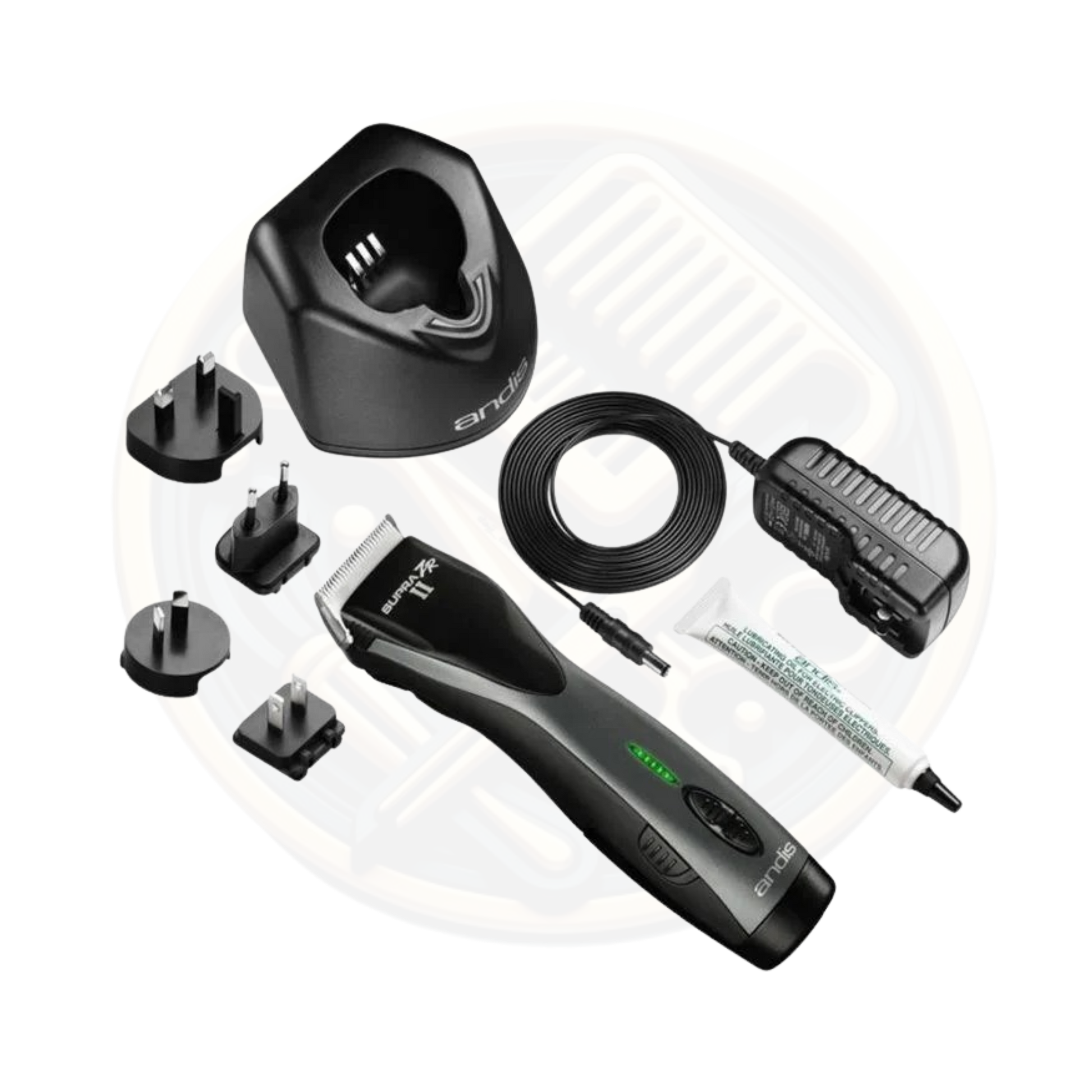 Find theANDIS Supra ZR II Cordless Detachable Blade Clipper Black In the box available for sale and to buy from bestbarbersupplies.co.uk based in Whitechapel, East London, UK