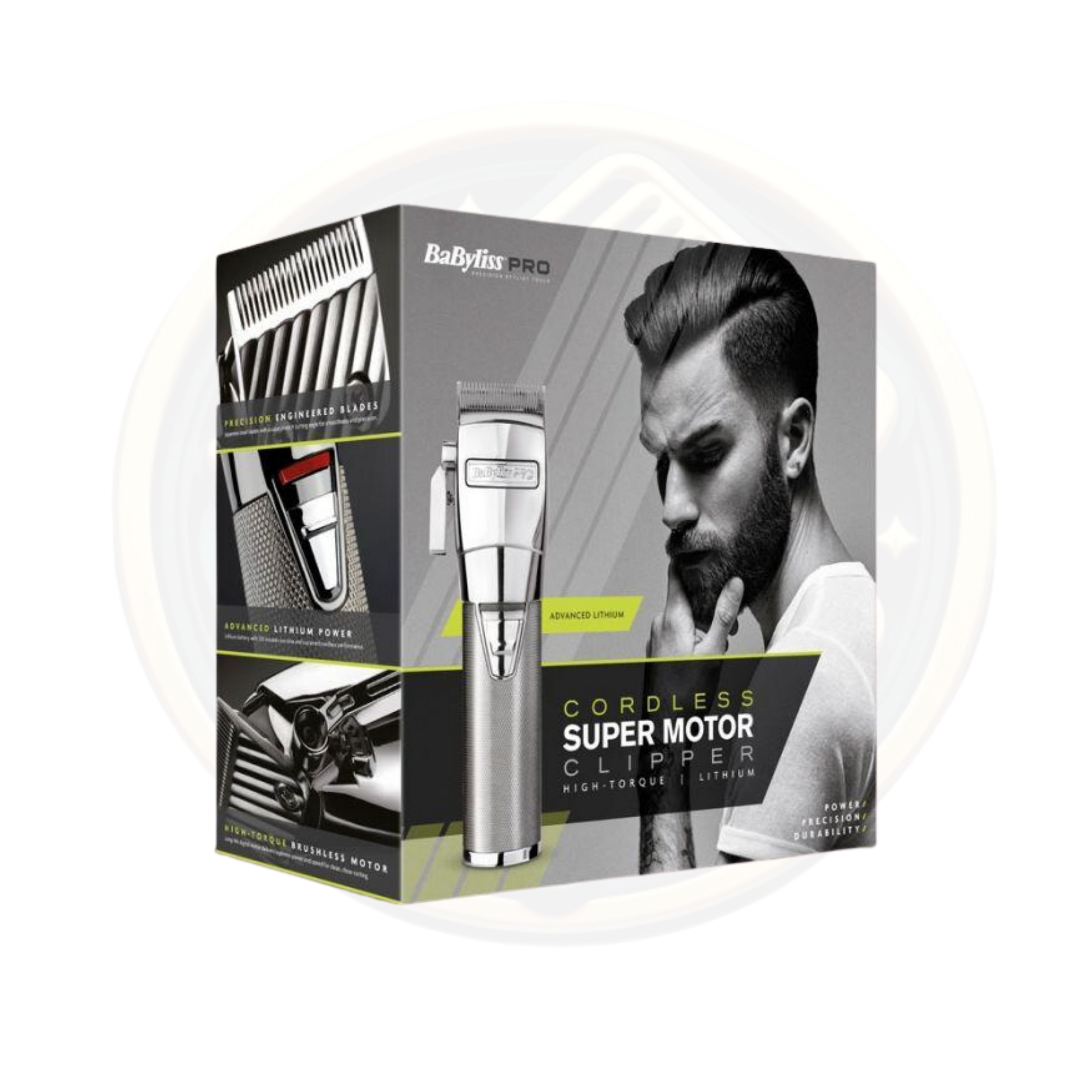 Find the The BaByliss Cordless Super Motor Clipper Silver available for sale and to buy from bestbarbersupplies.co.uk based in Whitechapel, East London, UK