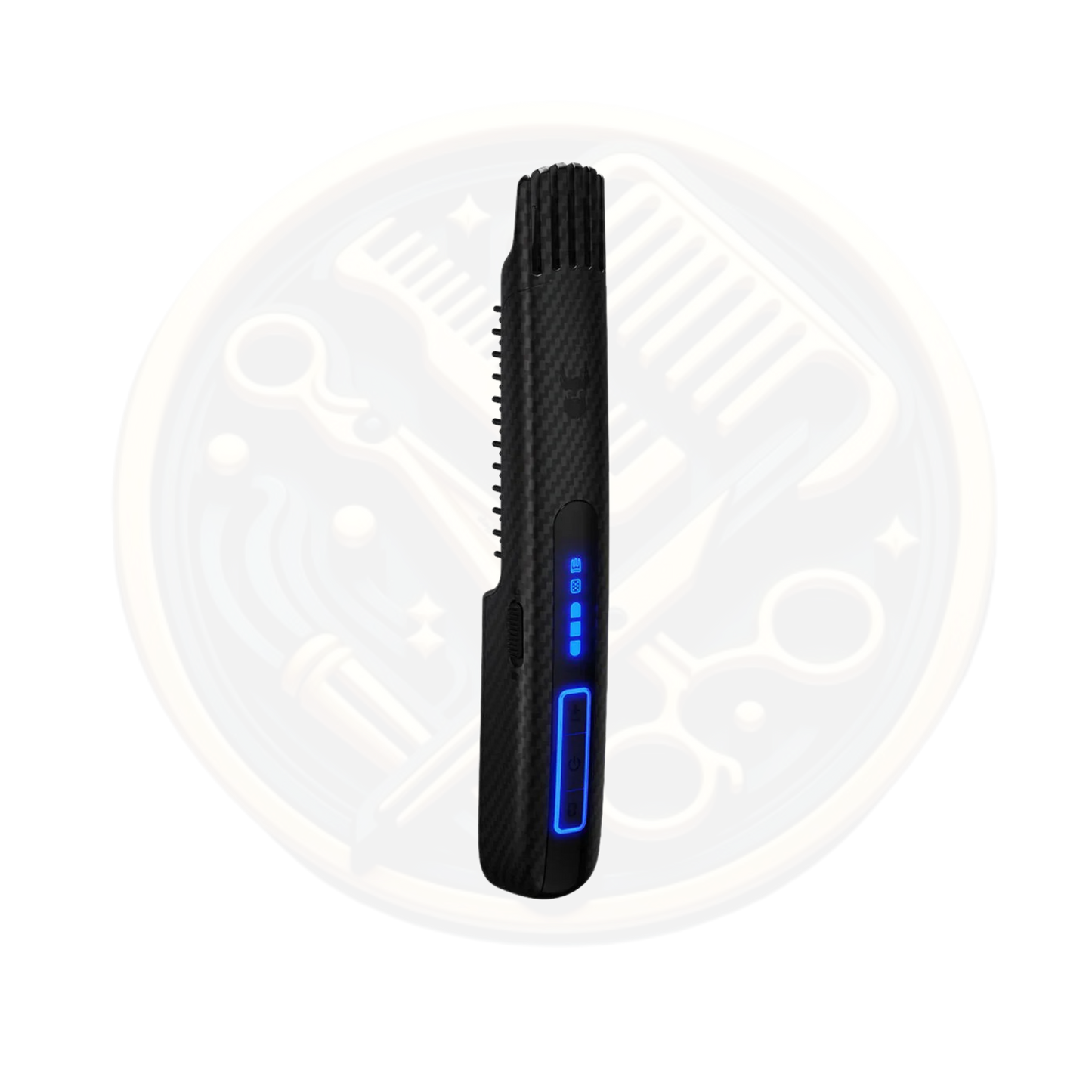 Find the Carbon X Heated Beard Straightener Brush available for sale and to buy from bestbarbersupplies.co.uk based in Whitechapel, East London, UK