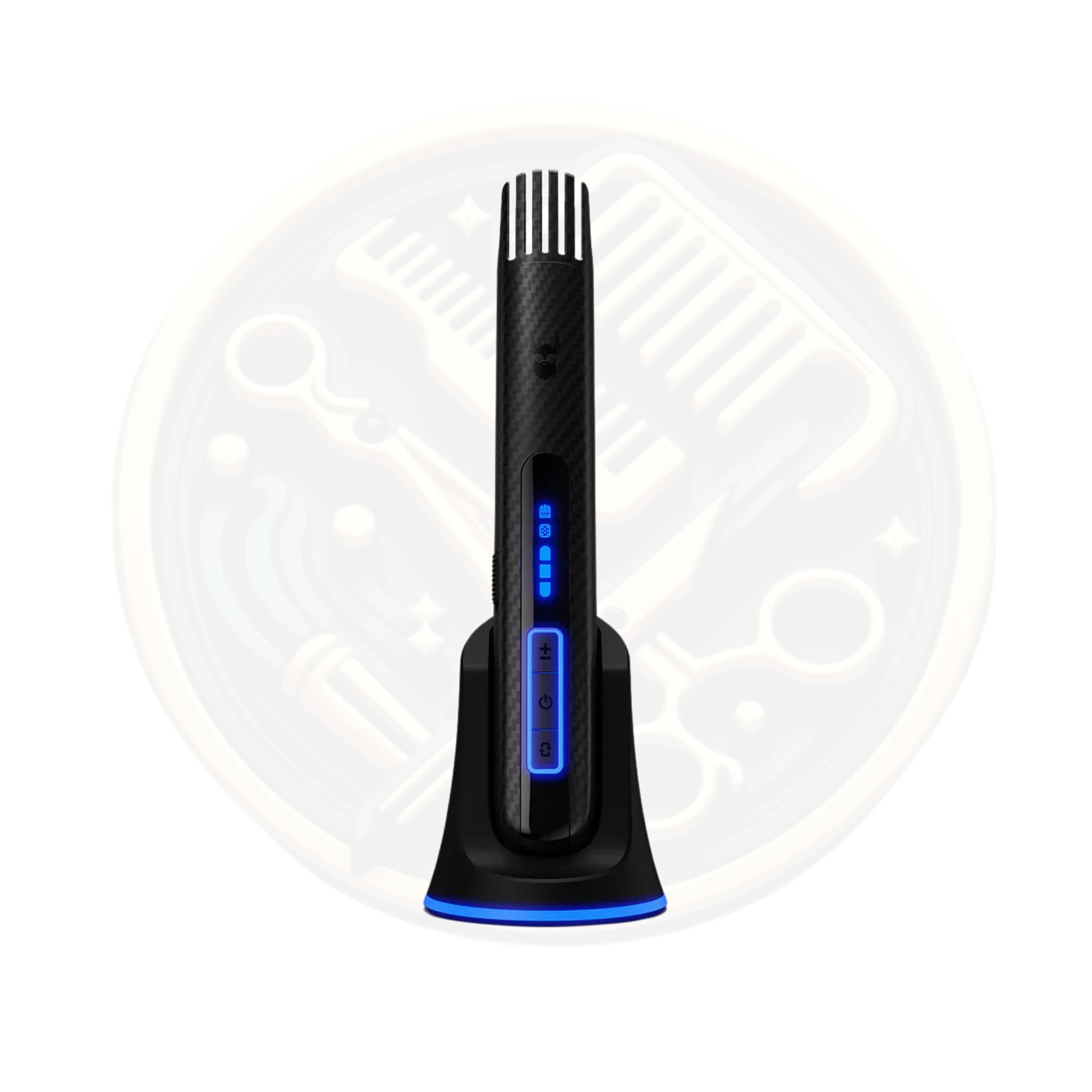 Find the Carbon X Heated Beard Straightener Brush available for sale and to buy from bestbarbersupplies.co.uk based in Whitechapel, East London, UK