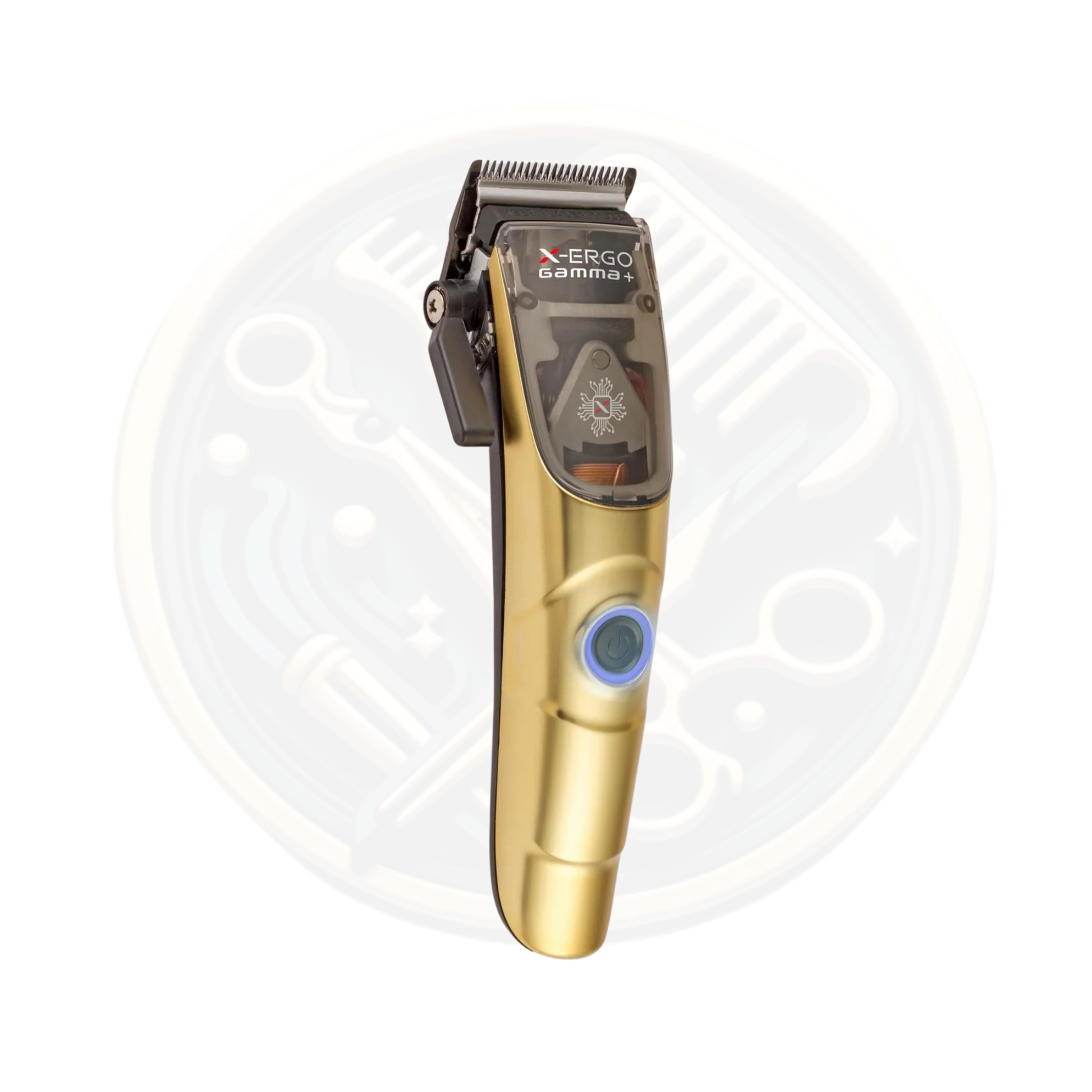 Find the Gamma+ X-Ergo Cordless Clipper Gold available for sale and to buy from bestbarbersupplies.co.uk based in Whitechapel, East London, UK