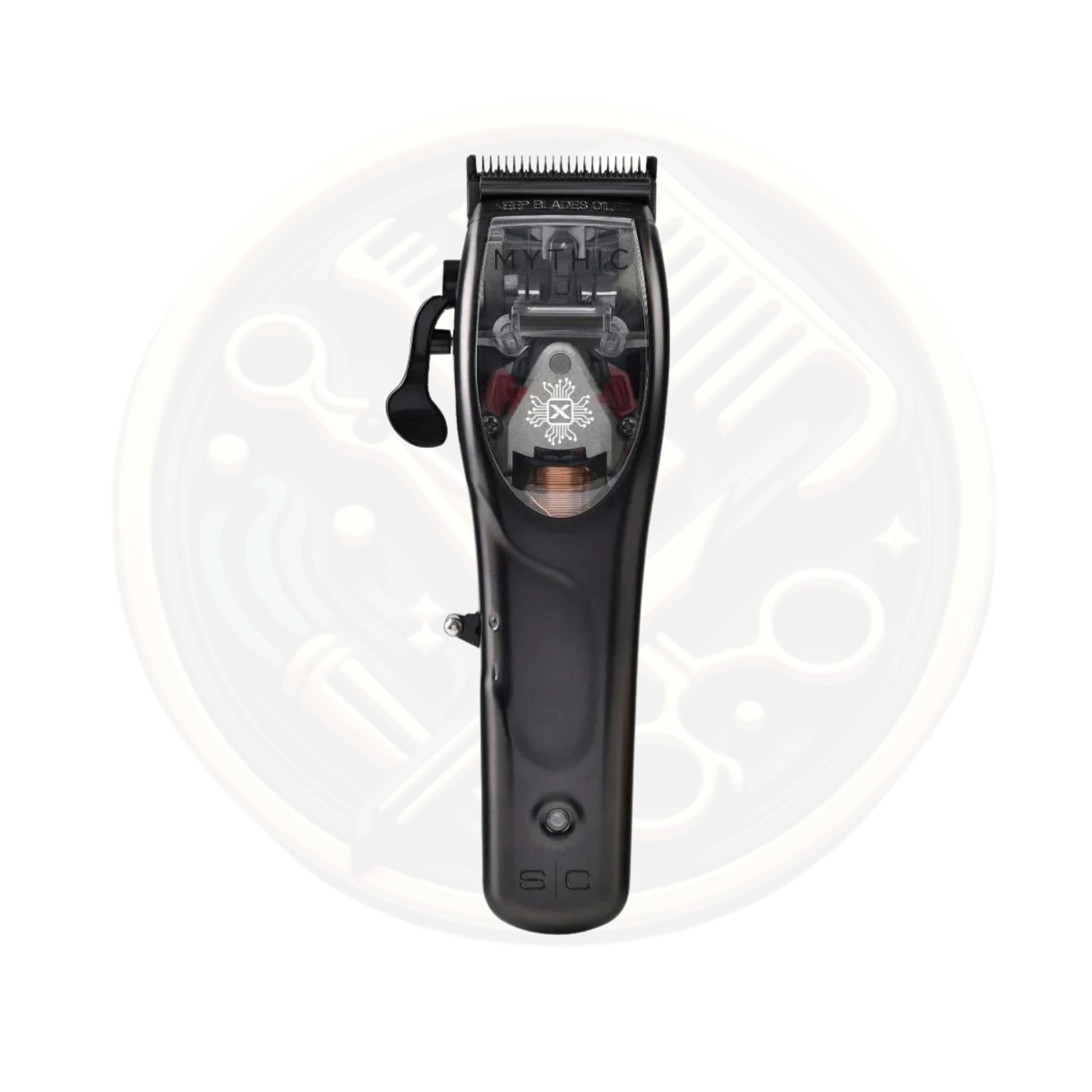 Find the SC StyleCraft Mythic Professional 9V Microchipped Magnetic Motor Metal Clipper available for sale and to buy from bestbarbersupplies.co.uk based in Whitechapel, East London, UK