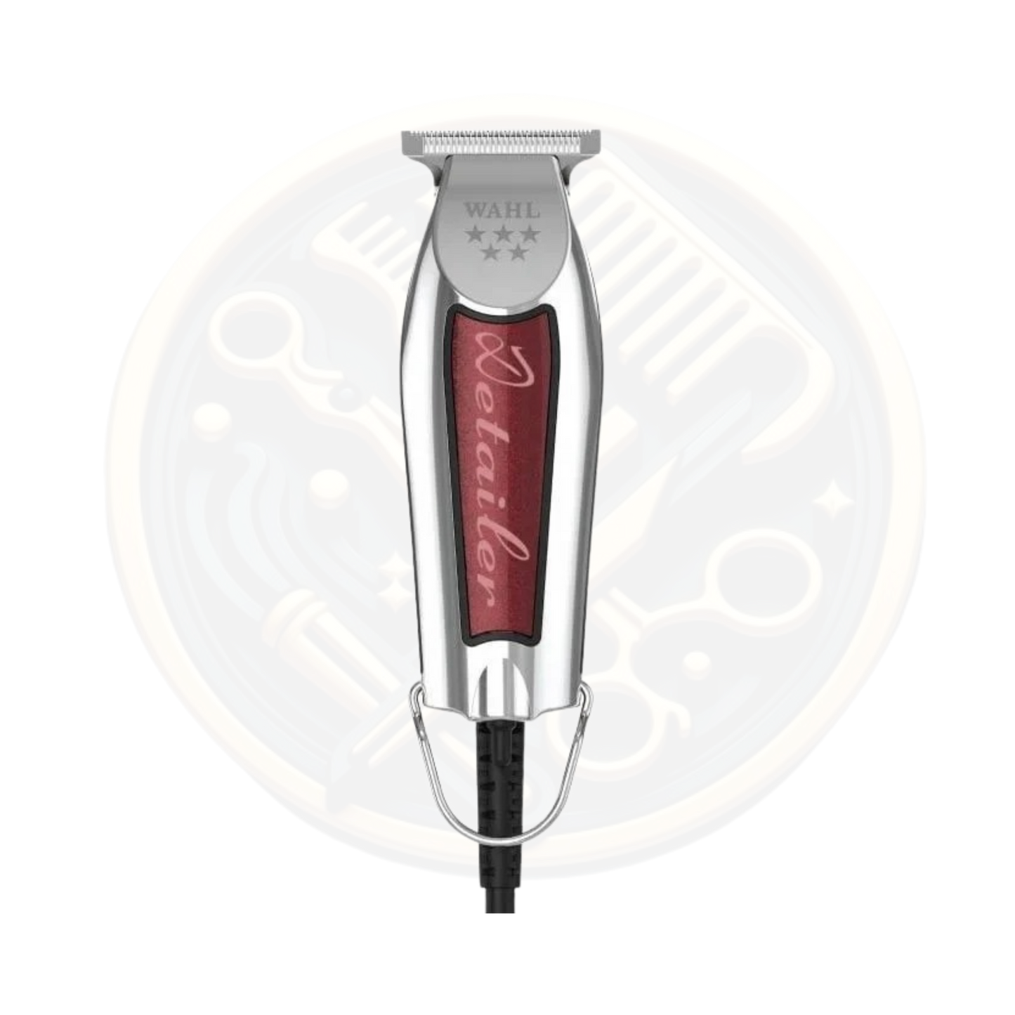 Find the_WAHL5_Corded_Detailer_Silver_Red available for sale and to buy from bestbarbersupplies.co.uk based in Whitechapel, East London, UK
