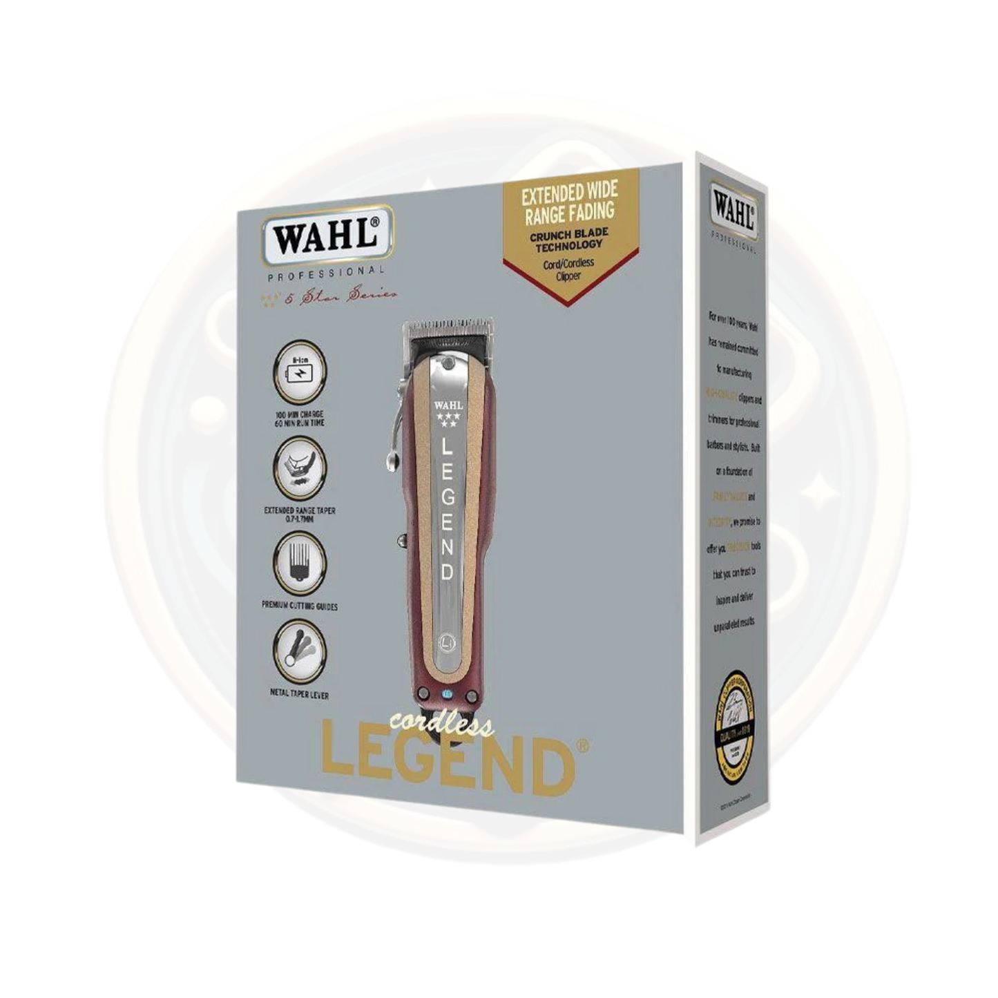 WAHL 5* Legend Cordless Clipper [RED & GOLD]