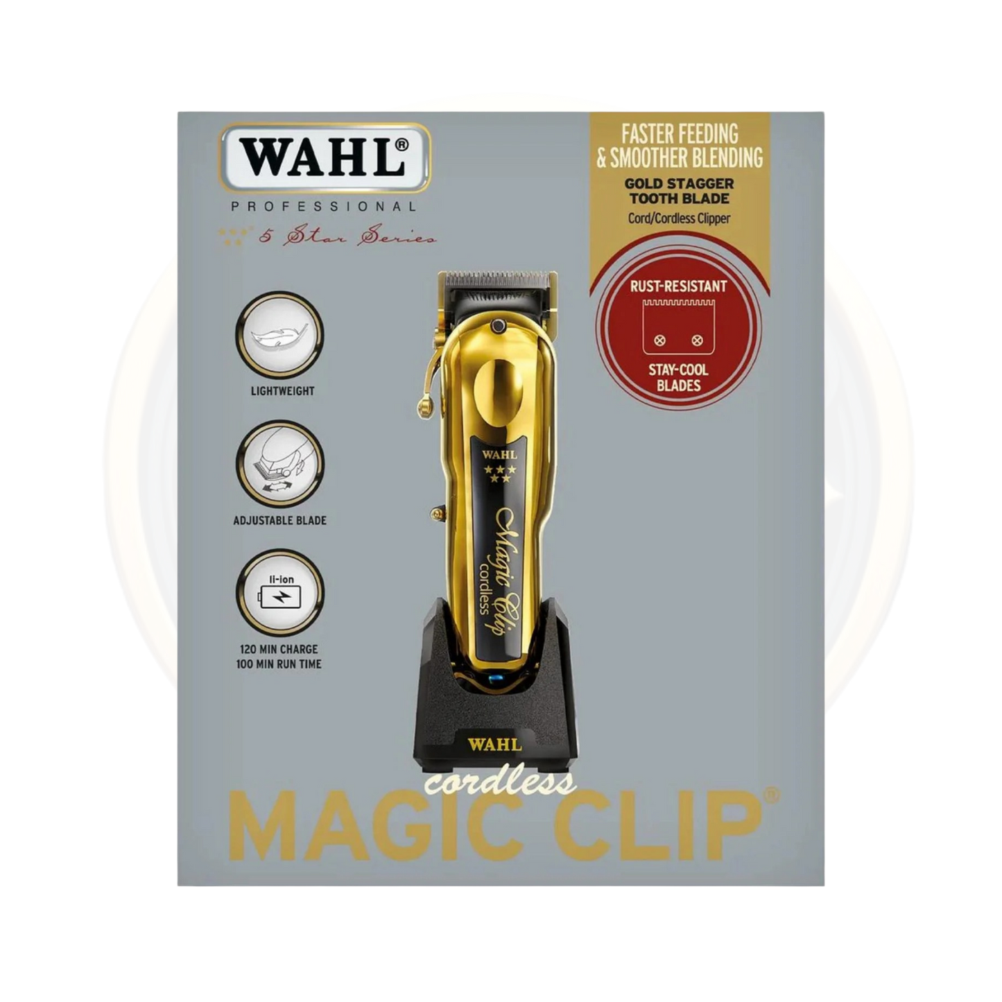 WAHL 5* Magic Clip Cordless Clipper [GOLD]