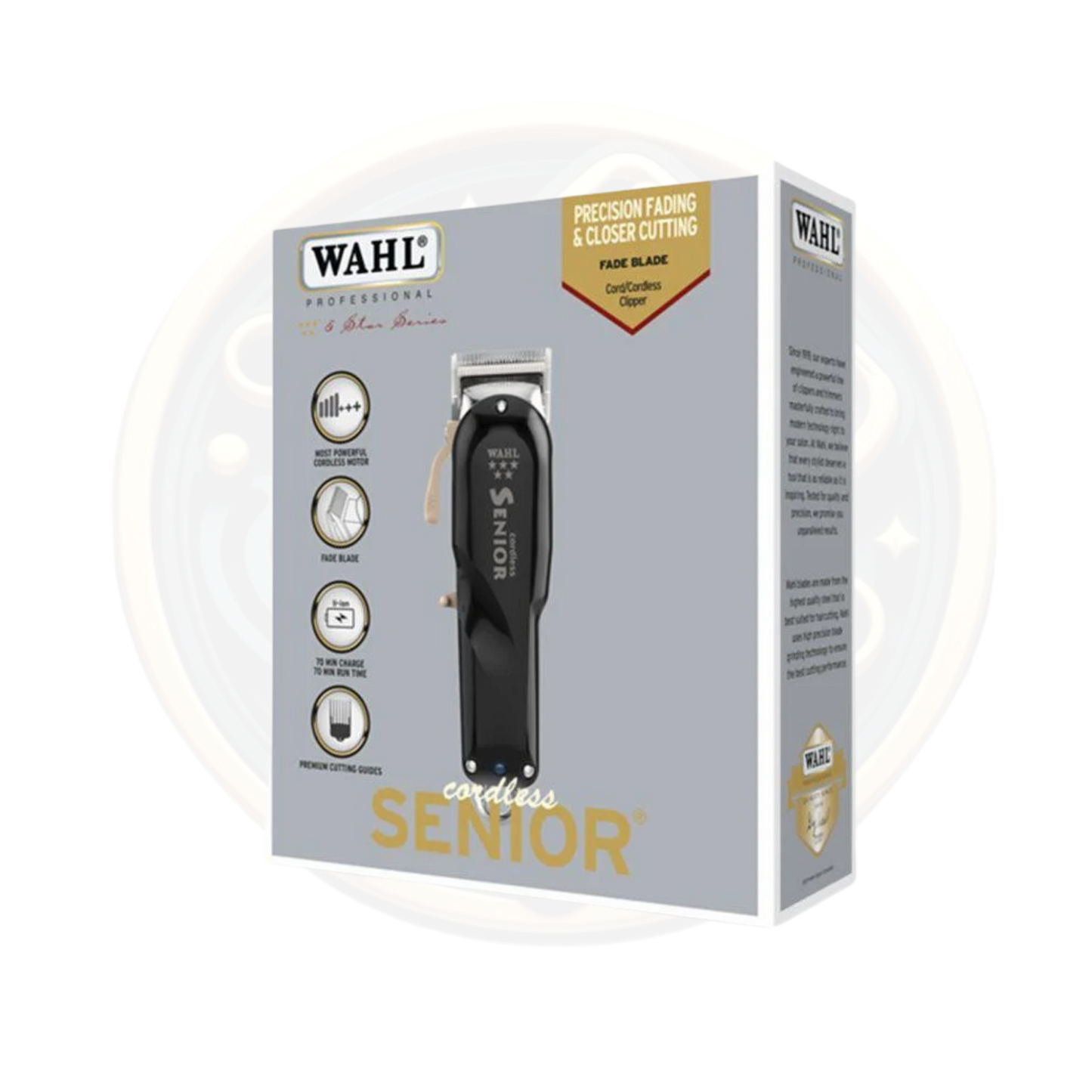 WAHL 5* Senior Cordless Clipper [BLACK]