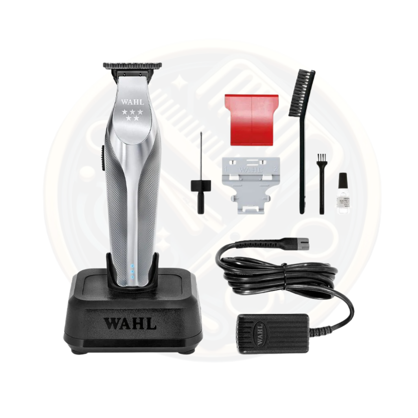 WAHL Hi Viz Cordless Trimmer [SILVER]